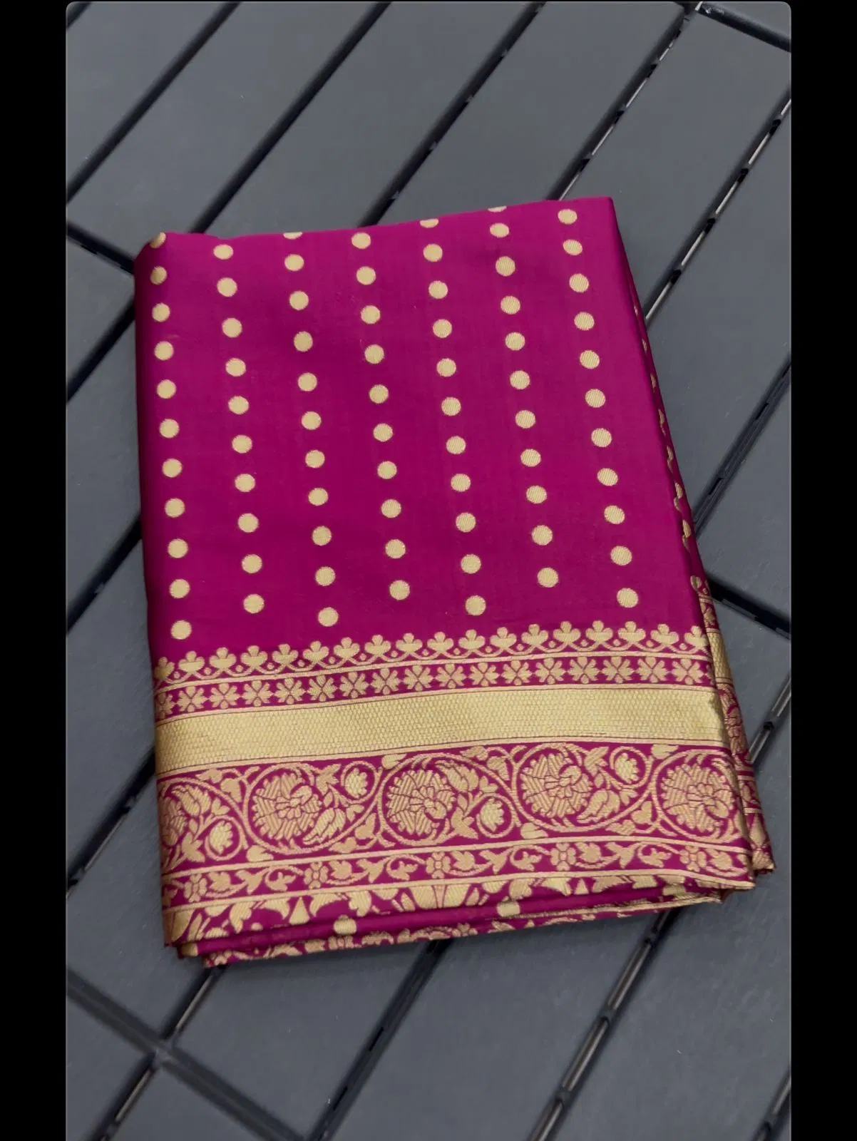 Purple Butti By Aab Soft Lichi Silk Wedding Wear Saree Orders In India